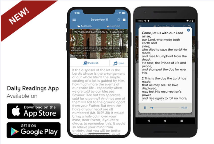 App Review: Daily Readings (Spurgeon, Ryle & Hymns)